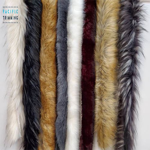 4 Inch Faux Fur Trim Multiple Colors