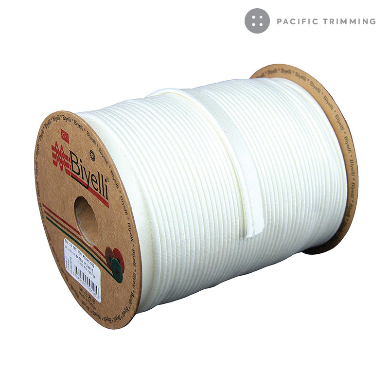 Biyelli 1/2" Satin Piping Tape Ivory