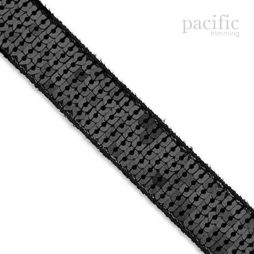 Square Sequin Trim Multiple Sizes Black