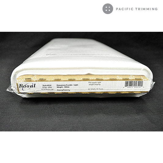 Bosal Non Woven Fusible Lightweight Interfacing 20" White #314