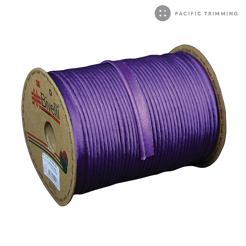 Biyelli 1/2" Satin Piping Tape Purple