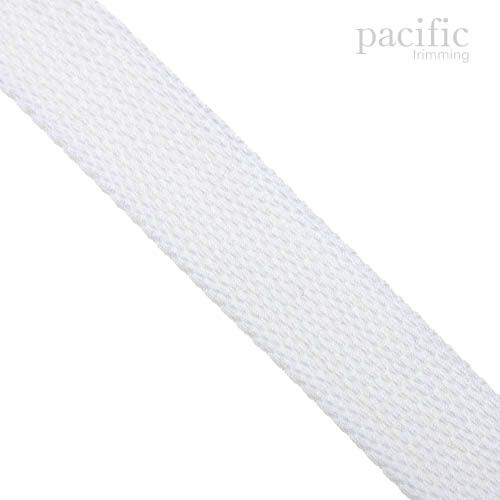 Cotton Webbing 2 Sizes White