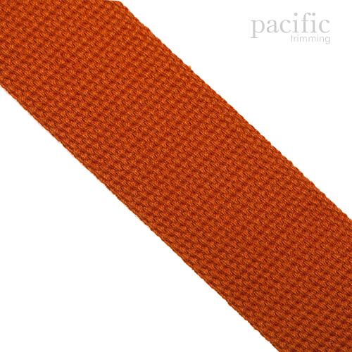 38mm Cotton Webbing Burnt Orange