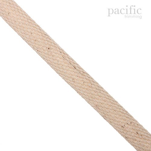 0.5 Inch Cotton Webbing Natural