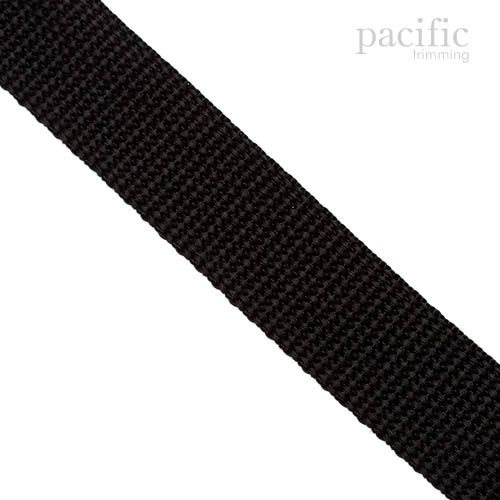 1 Inch Polyester Webbing Black