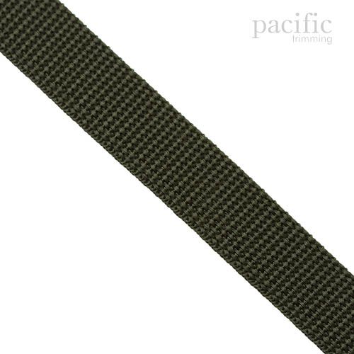 0.75 Inch Polyester Webbing Hunter Green