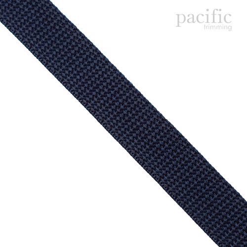 0.75 Inch Polyester Webbing Navy