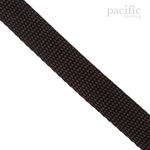 0.75 Inch Polyester Webbing Black