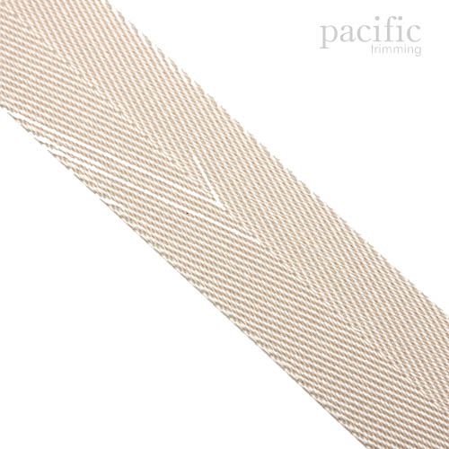 Polyester Pattern Webbing 2 Sizes Ivory