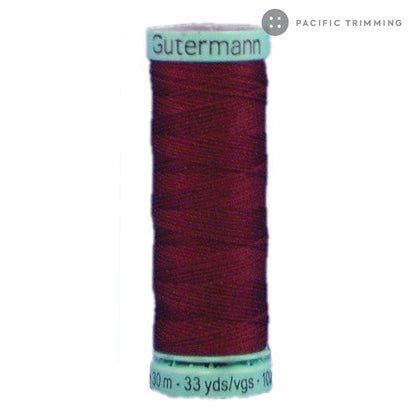 Gutermann Silk Twist Thread 30m Multiple Colors