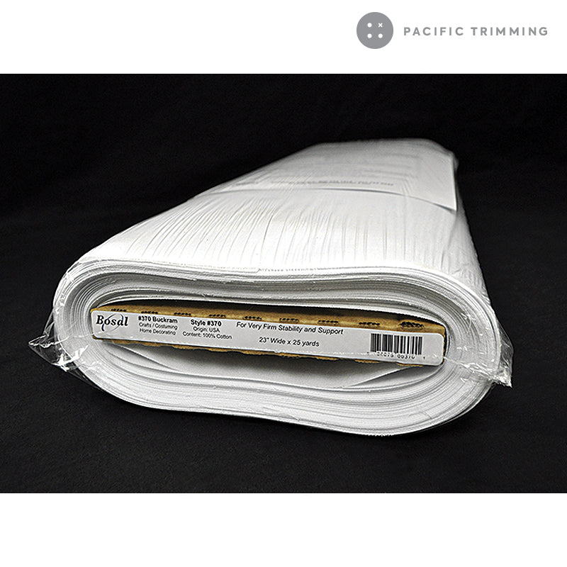 Bosal Midweight Buckram Sew In Stabilizer 23" White #370