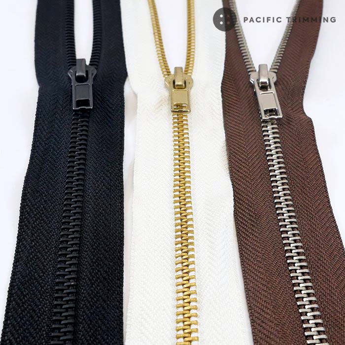 #5 One Way Metal Teeth Zipper 36 Inch