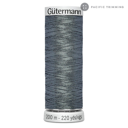 Gutermann Dekor Metallic Embroidery Thread 200M 29 Colors