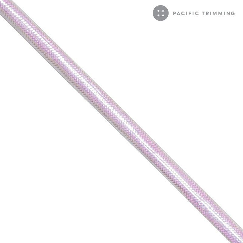 Premium Quality 5mm (3/16") Pastel Lurex Polyester Cord