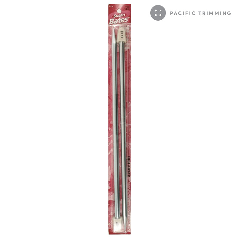 Susan Bates 14" Aluminum Single Point Knitting Needles Multiple Sizes