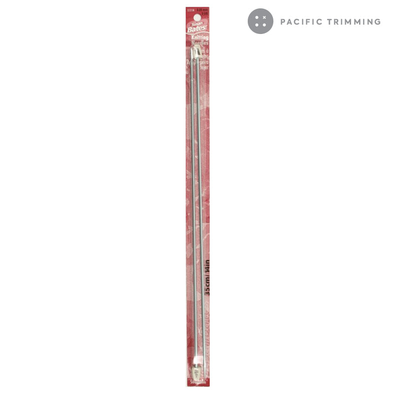 Susan Bates 14" Aluminum Single Point Knitting Needles Multiple Sizes