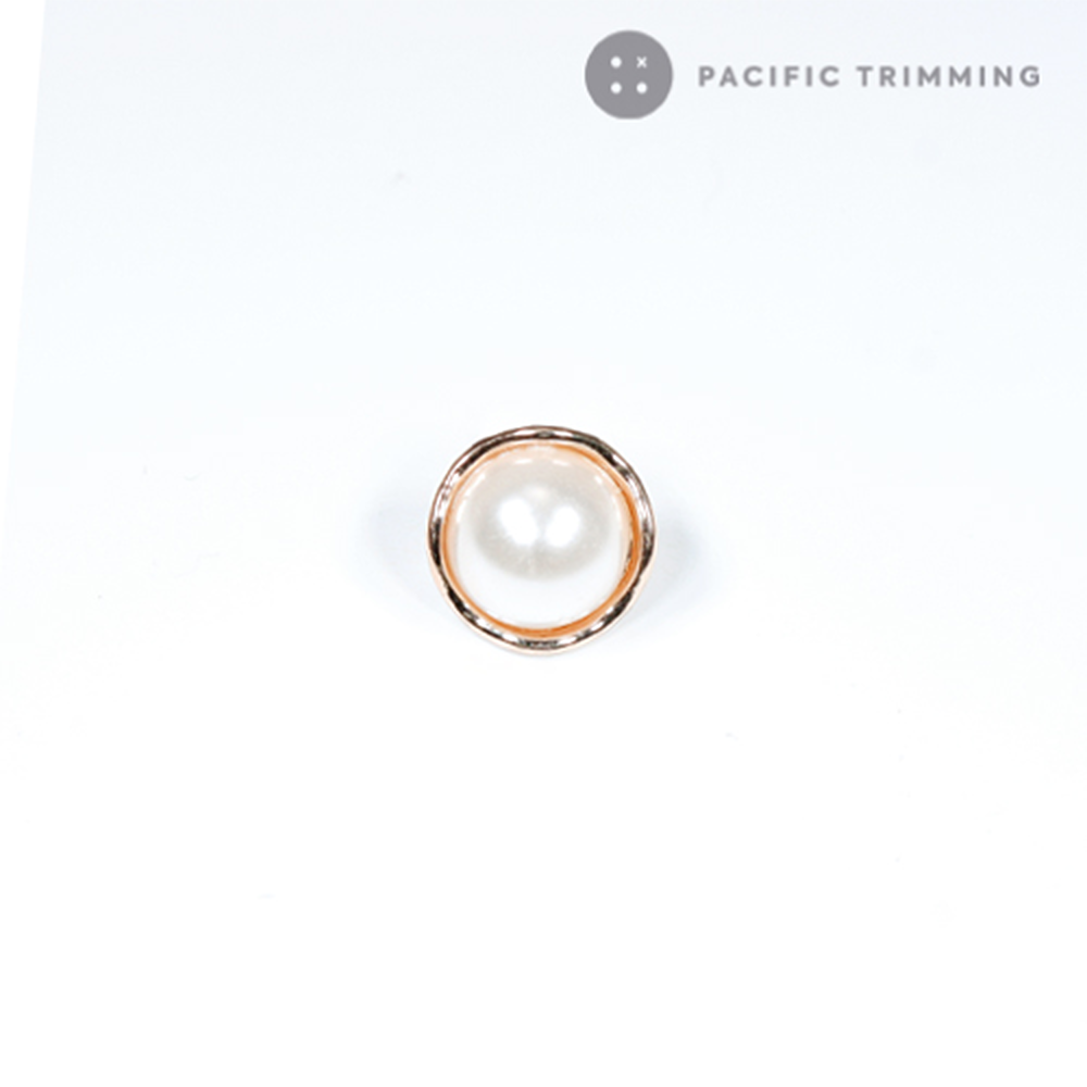 Faux Pearl Shank Button BUC190013