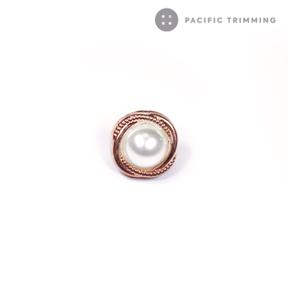 Faux Pearl Shank Button BUC19005