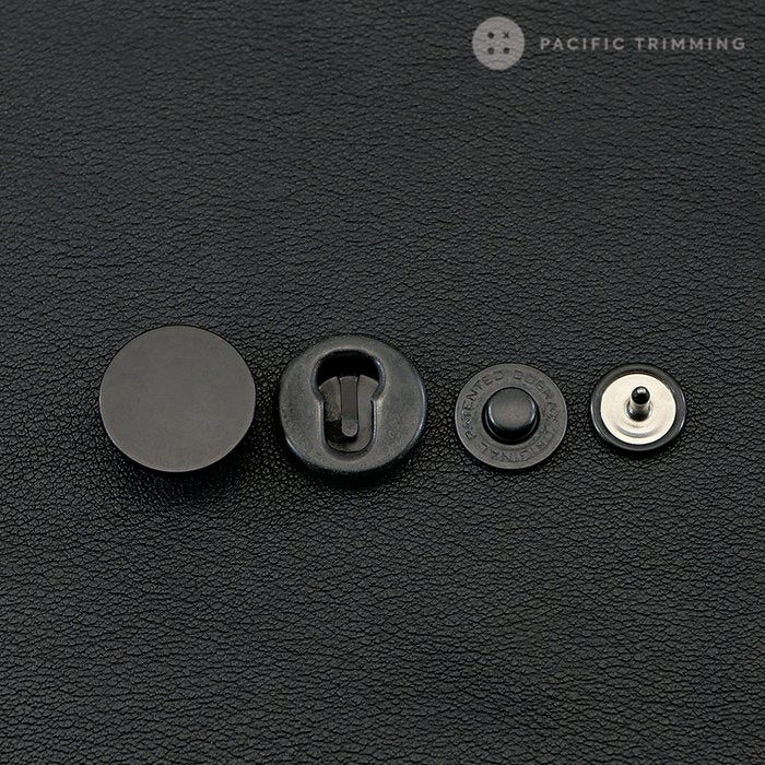 Cobrax Tra In Snap Fastener Button Black