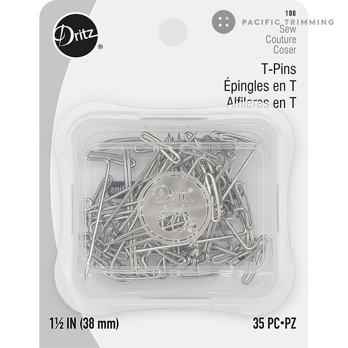 Dritz 1 1/2 Inch T-Pins - 35pc