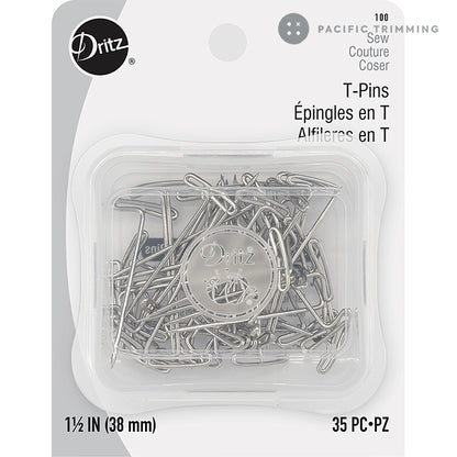 Dritz 1 1/2 Inch T-Pins - 35pc