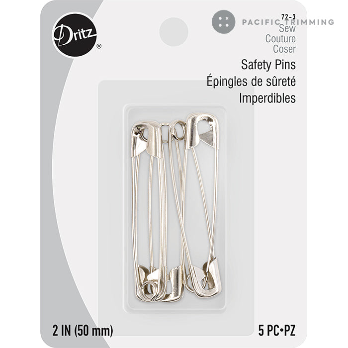 Dritz 2 Inch Safety Pins - 5pc