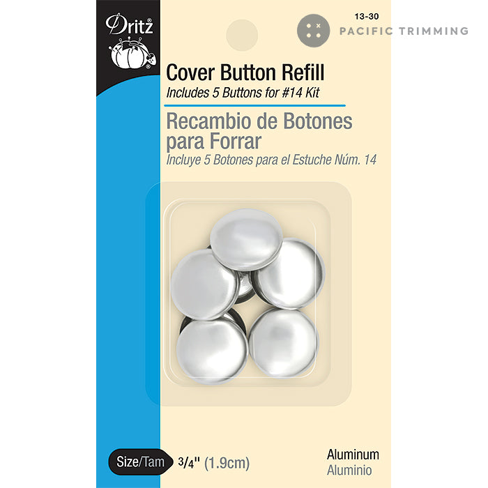 Dritz 3/4 Inch Cover Button Refill