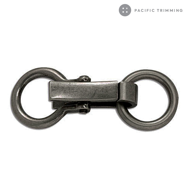 Metal Ring Clip Buckle Closure Multiple Colors