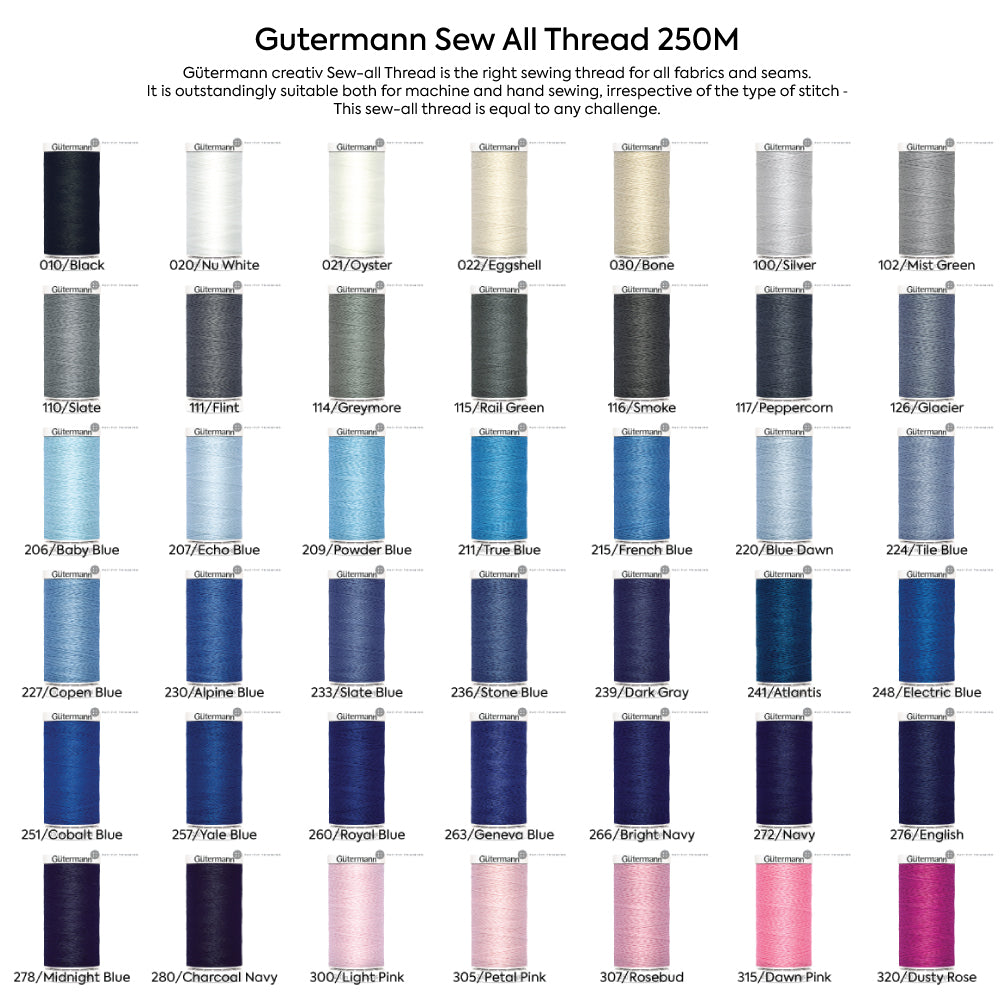 Gutermann Sew All Thread 250M 139 Colors