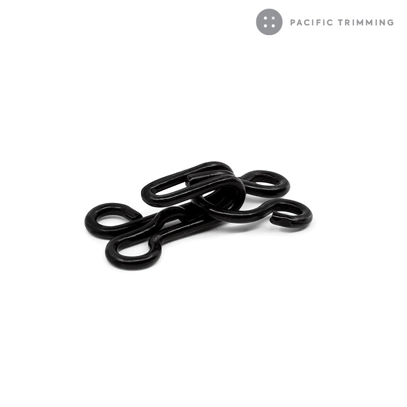Dritz 14 Hooks & Eyes Black Size 3