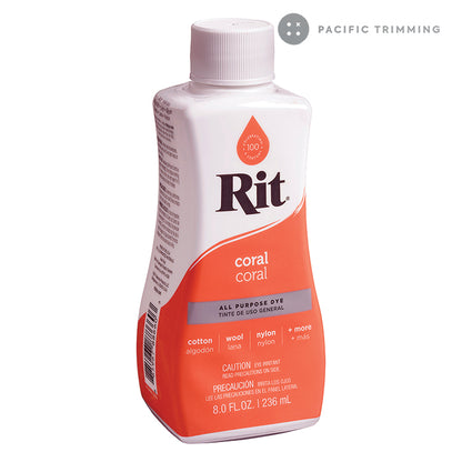 Rit All Purpose Dye Liquid Coral - Pacific Trimming