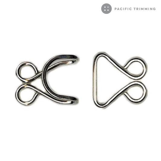 Premium Quality Nickel Free 38mm x 20mm Hook & Eye Multiple Colors