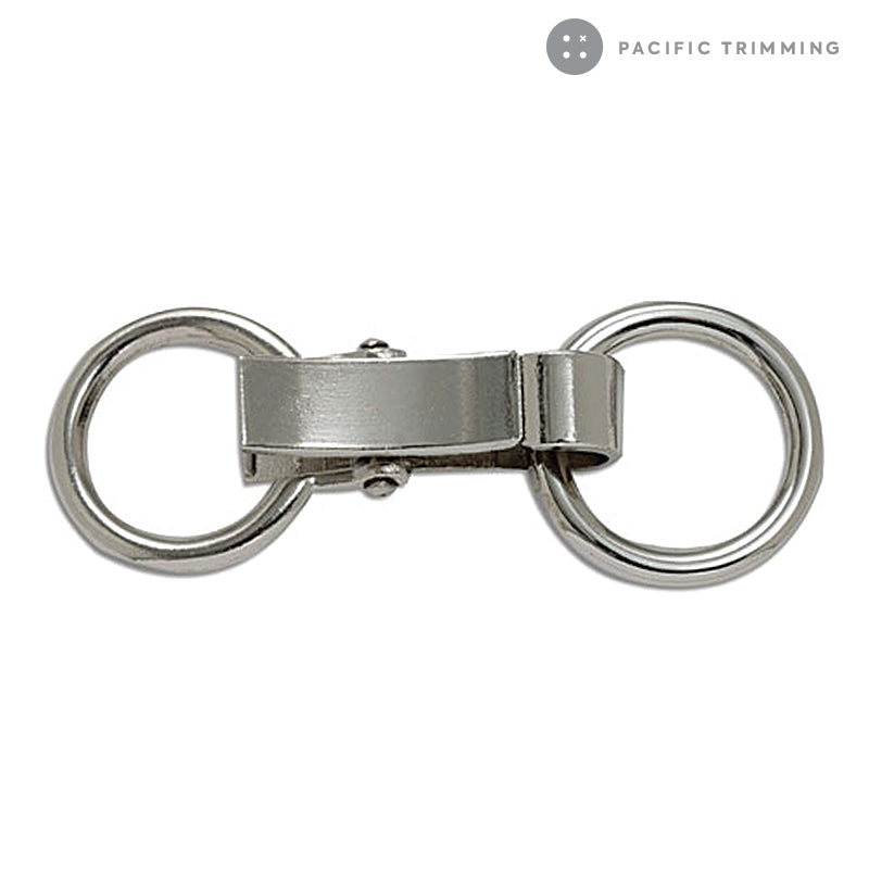 Metal Ring Clip Buckle Closure Multiple Colors