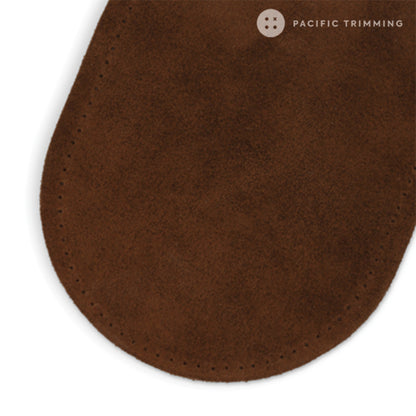 Dritz Suede Cowhide Elbow Patches dark Brown 2pc - Pacific Trimming