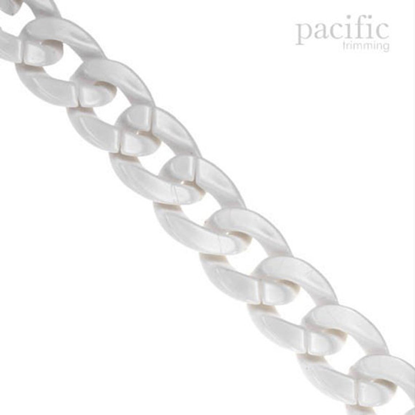 Acrylic Chain White