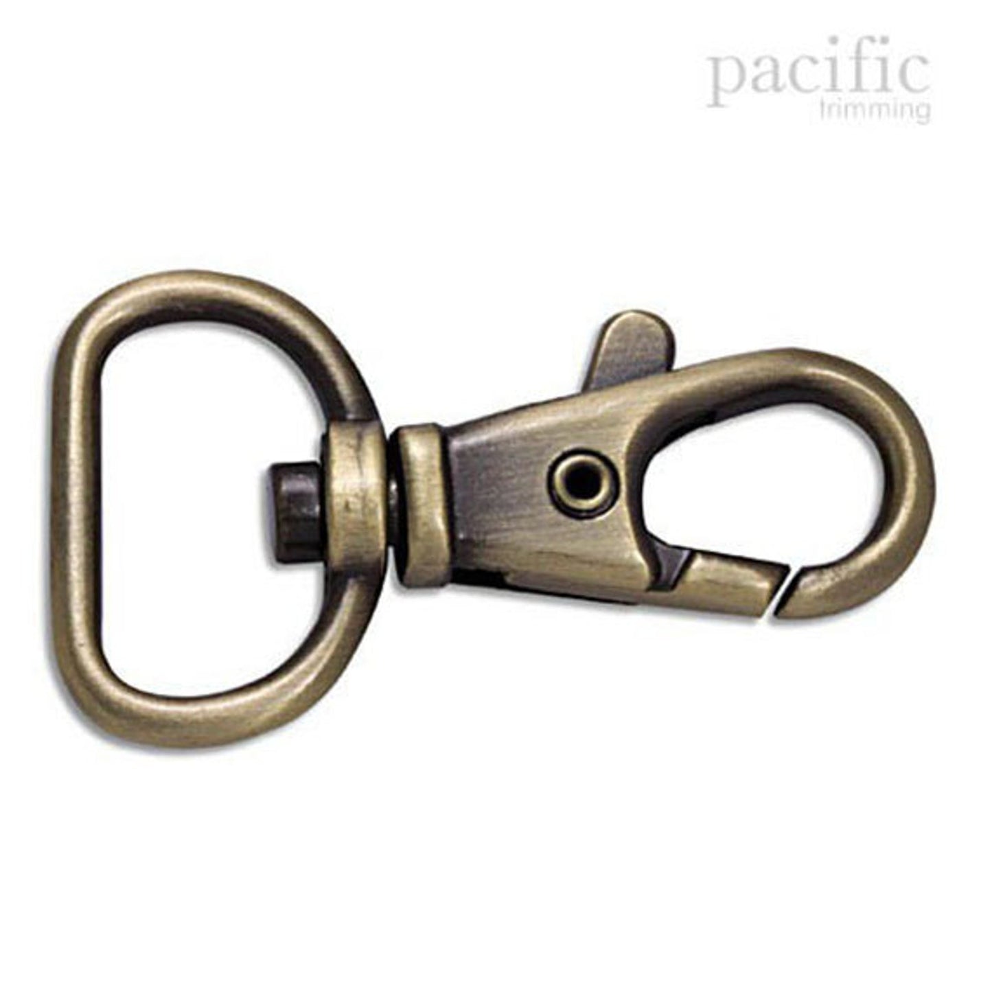 Swiveling Snap Hook Antique Brass Multiple Sizes