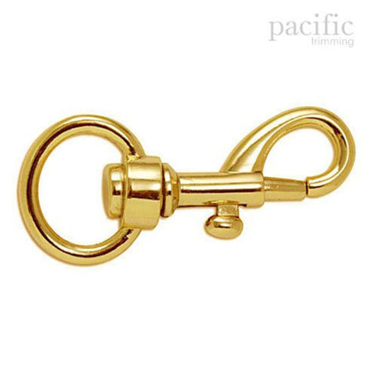 Swivel Bolt Snap Gold 2 Sizes