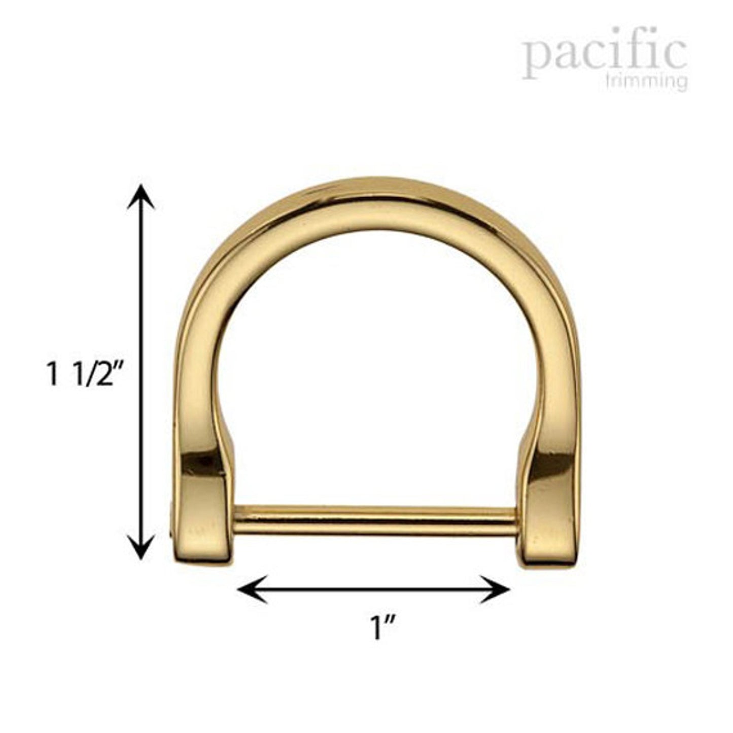 1" Horseshoe Shape D Rings Screw in Shackle 170136