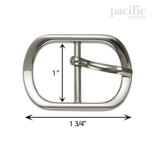 1 Inch Metal Buckle Silver