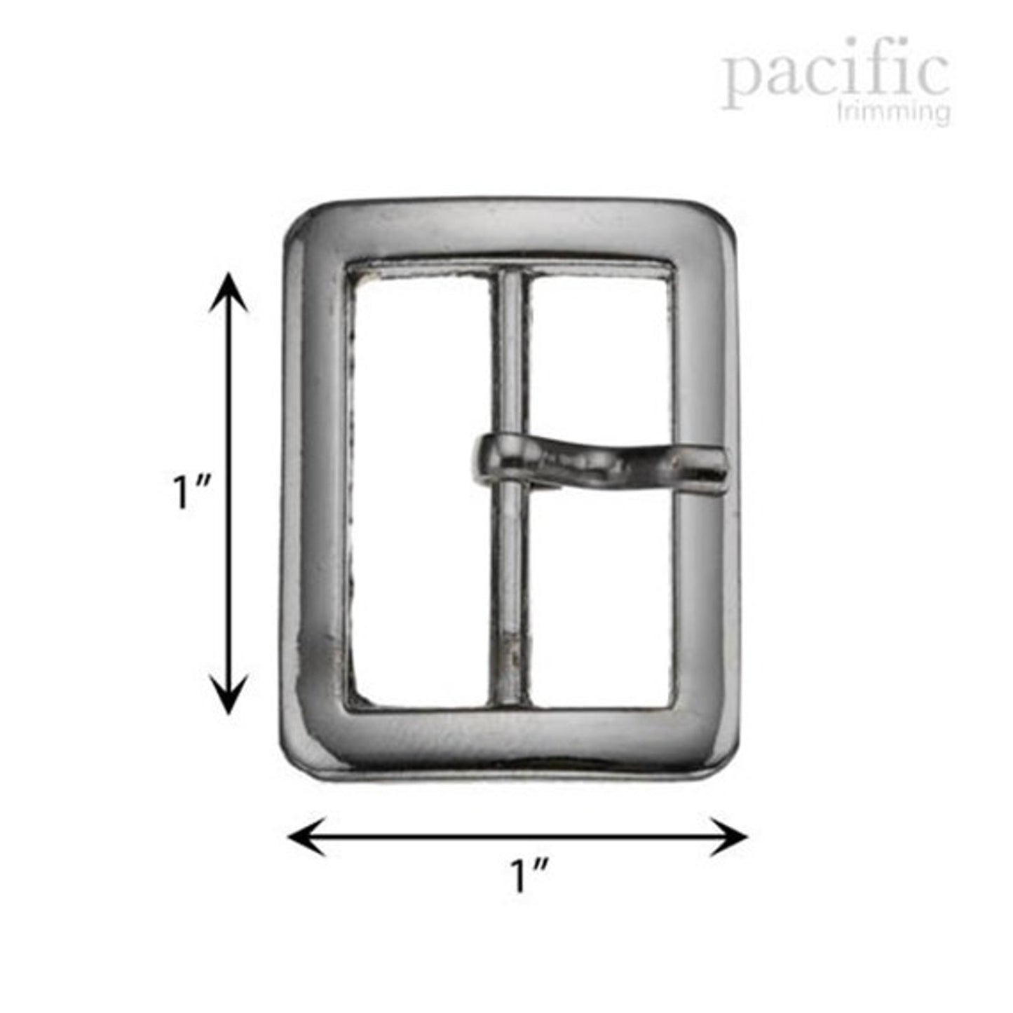 Rectangle Metal Buckle Gunmetal Multiples Sizes