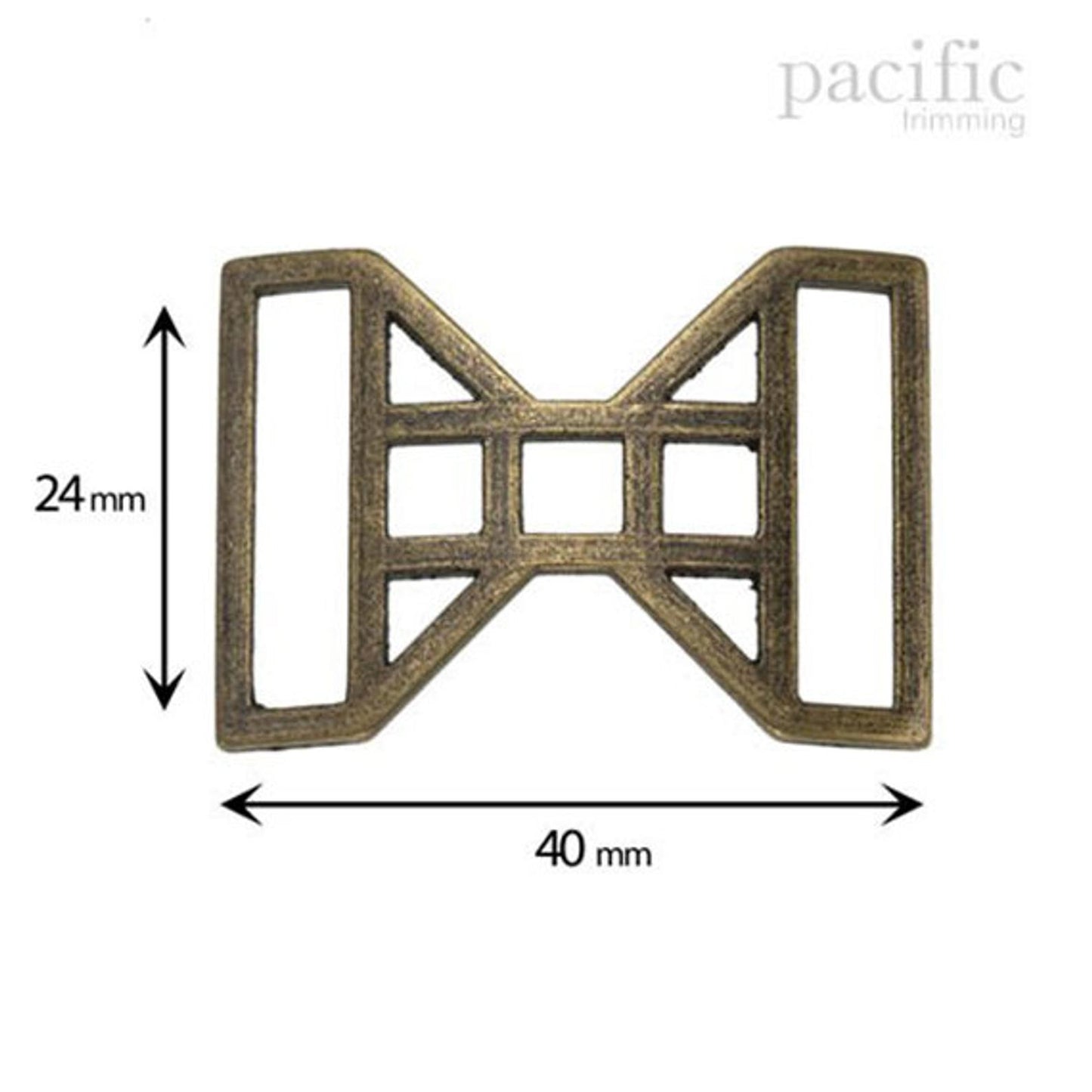 24mm Metal Accessory Antique Brass