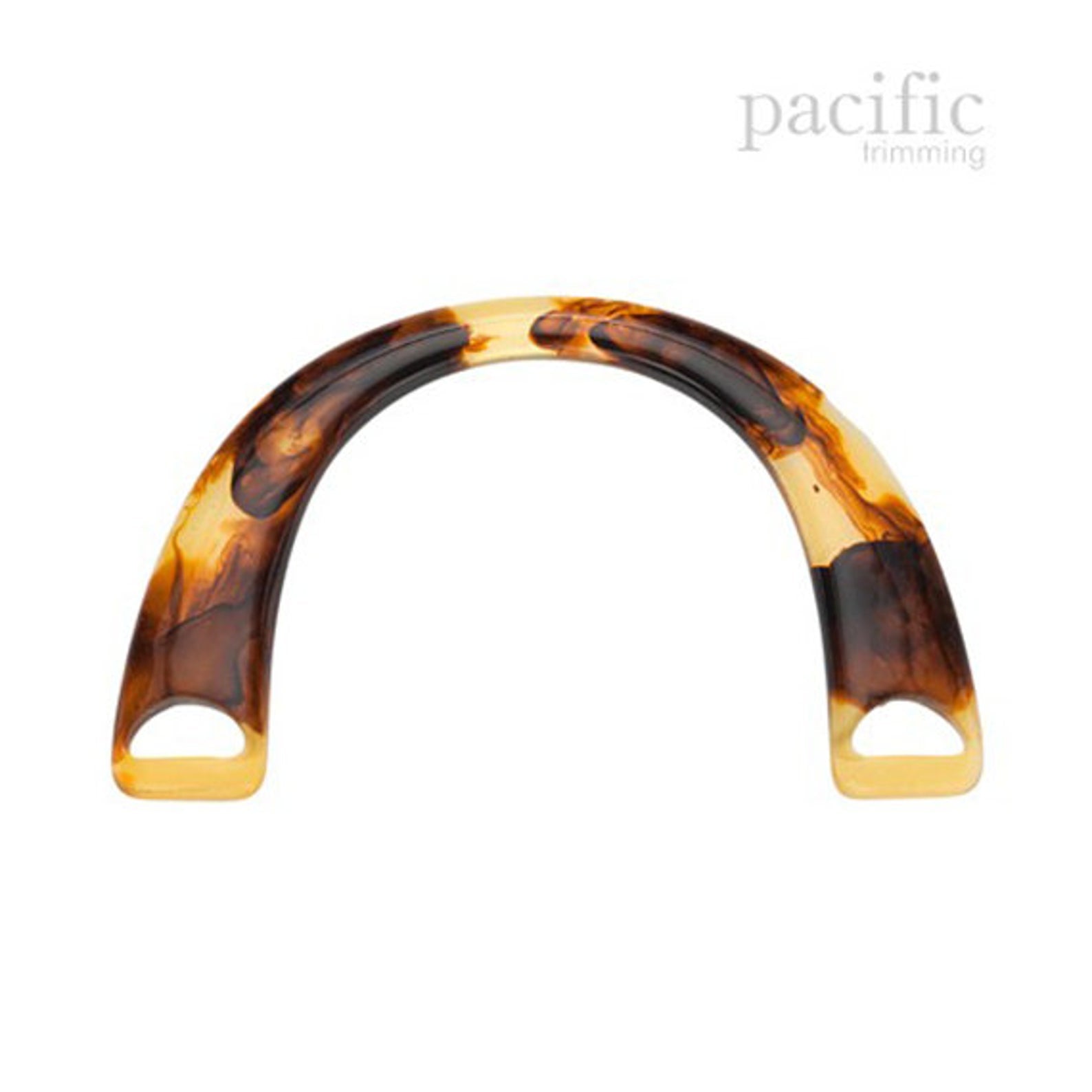 6.88 Inch Acrylic Deco Handle Brown/Camel