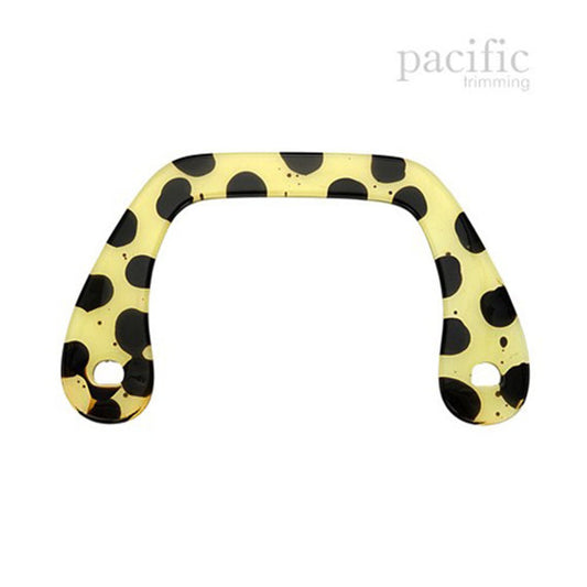 8.38 Inch Acrylic Leopard Deco Handle