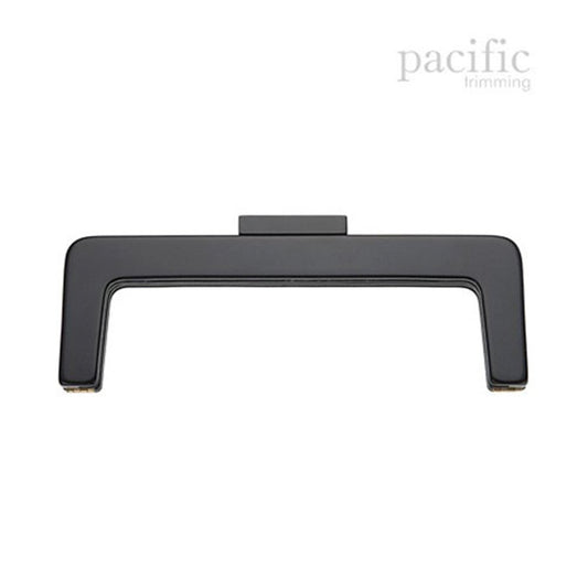 8.75 Inch Acrylic Purse Frame Handle Black