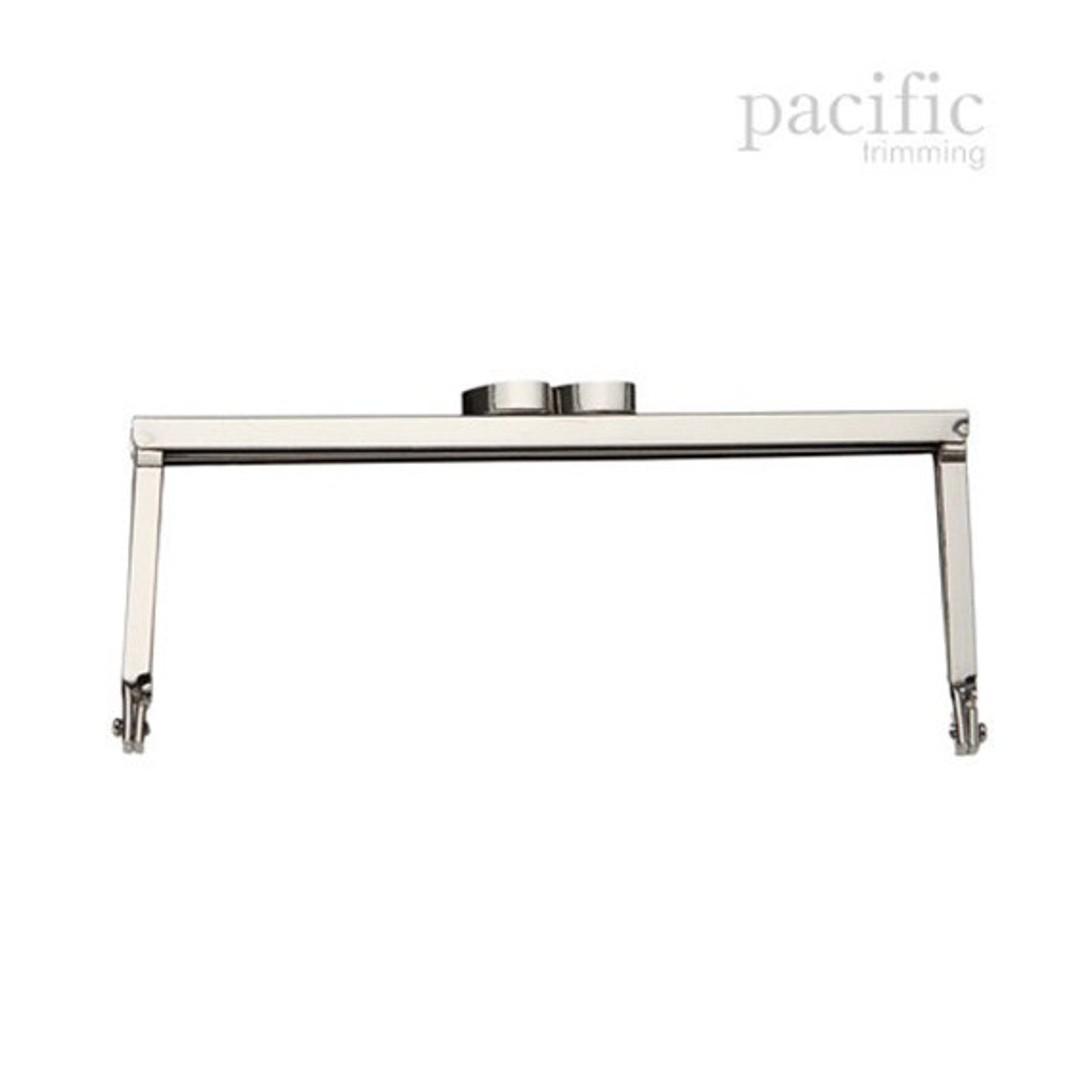 6.25 Inch Metal Purse Frame Handle Silver