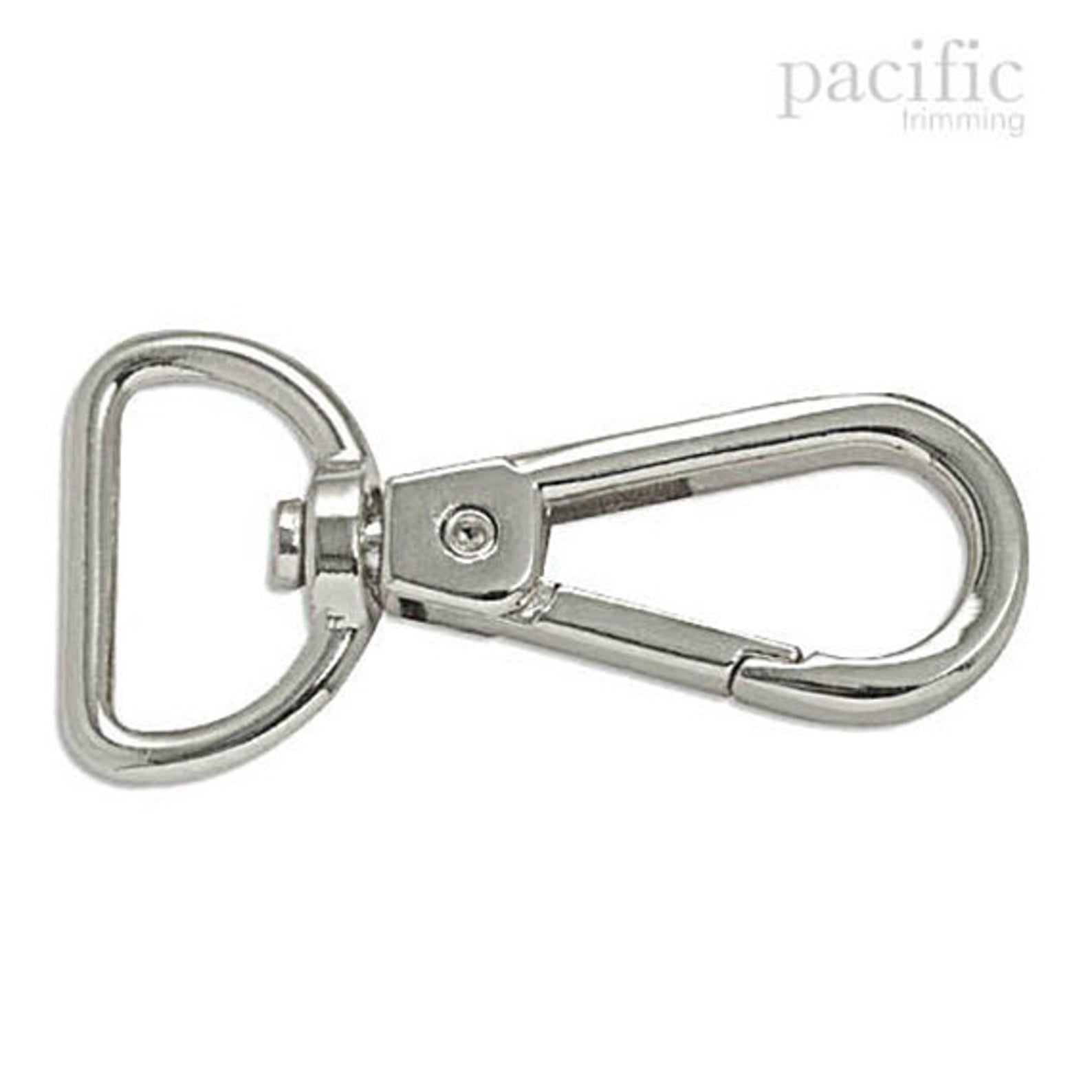 0.75 Inch Push gate Swivel Silver