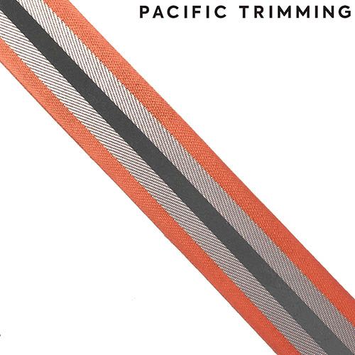 1 Inch Reflective Orange/Silver Tape