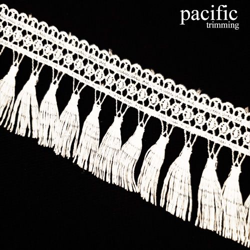 2 Inch White Polyester Lace Trim